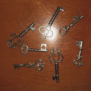 Decorative metal keys